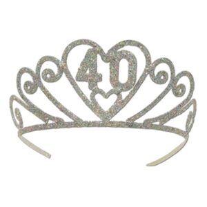 Glittertiara med Siffror - 40