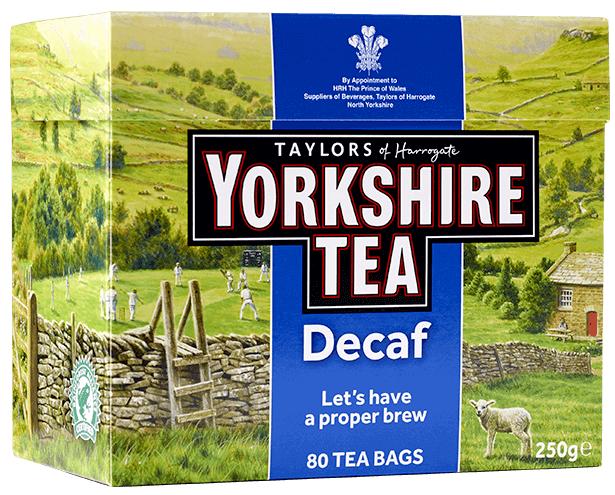 Taylors Yorkshire Decaf Tea 80s