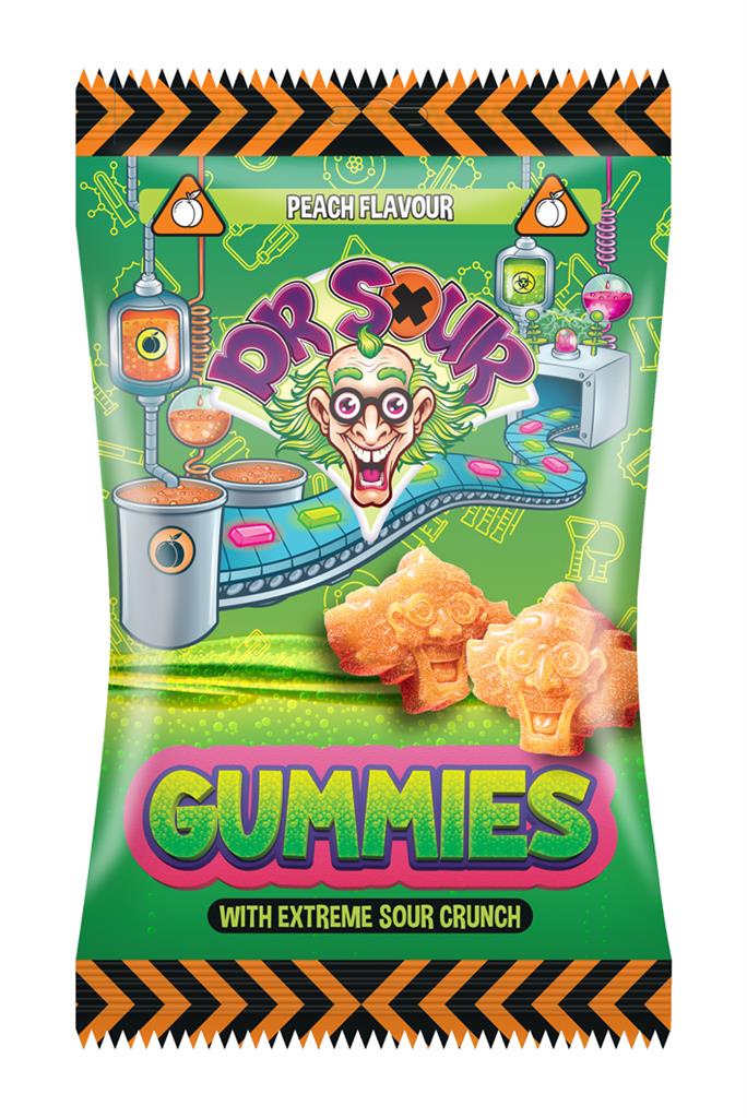 Dr Sour Gummies Peach 200g (BF: 2025-03-19)