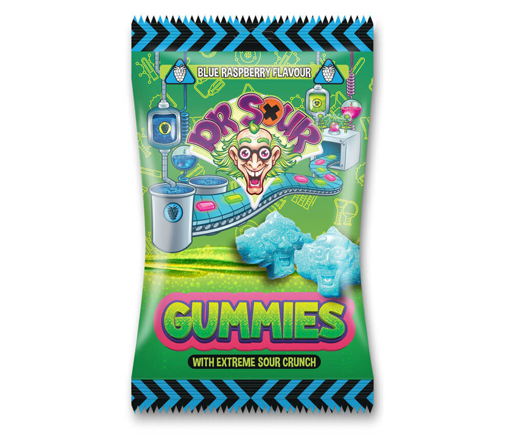 Dr Sour Gummies Blue Raspberry 200g