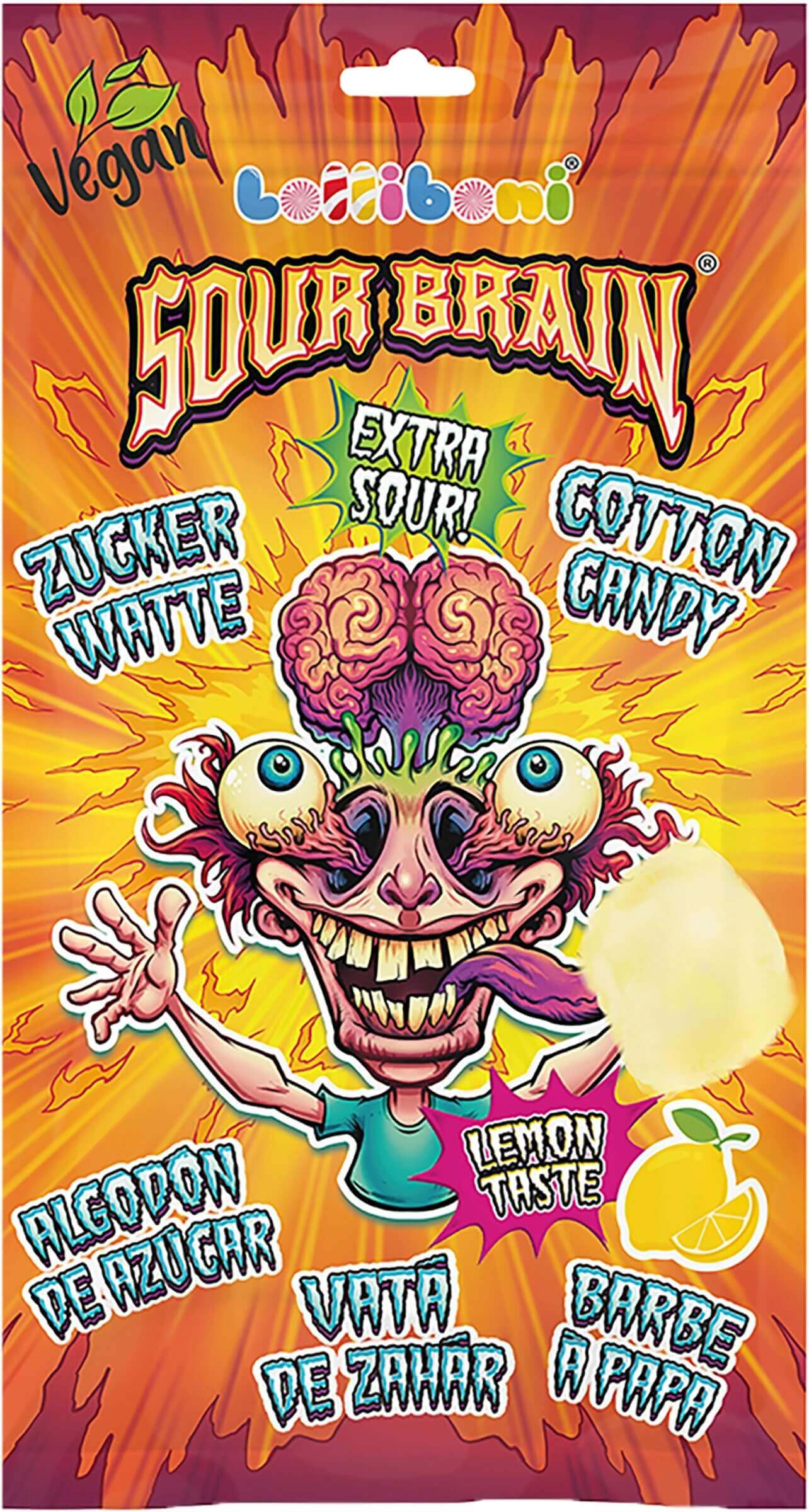 Sour Brain Cotton Candy 60g