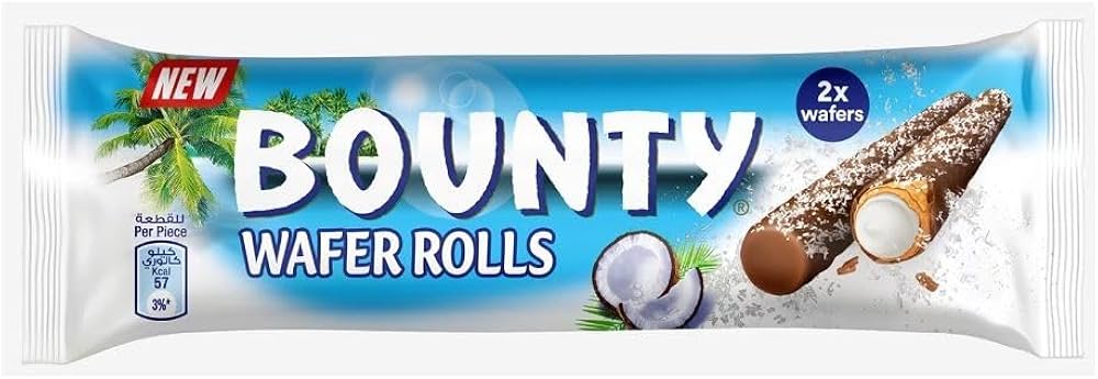 Bounty Wafer Rolls 22,5g