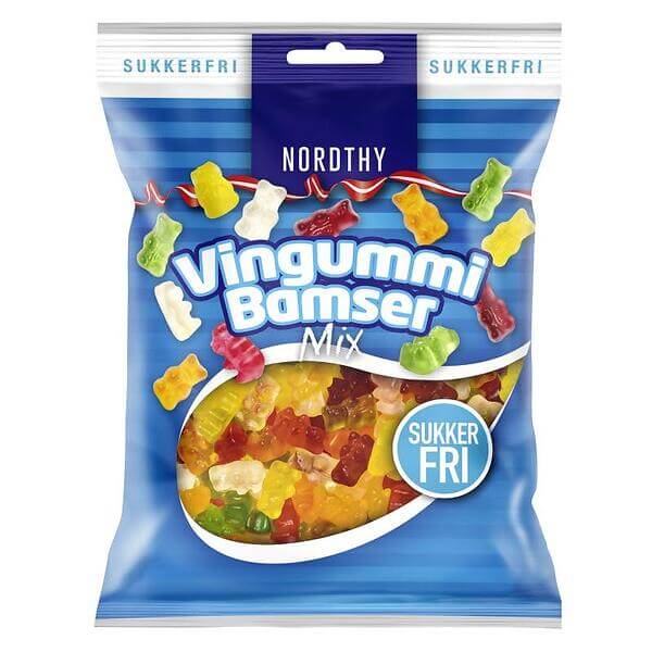 Nordthy Gummibjörnar Sockerfri 80g
