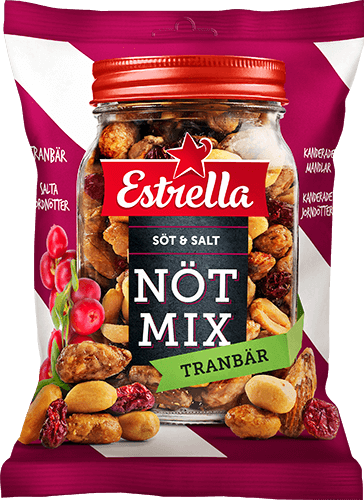 Estrella Nötmix Tranbär 175g