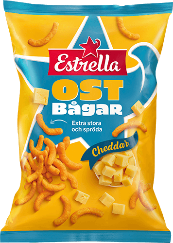 Estrella Ostbågar Cheddar 210g