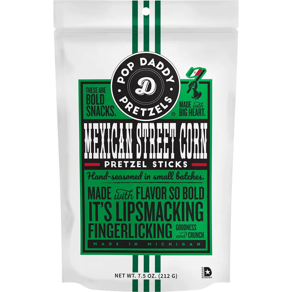 Pop Daddy Pretzel Sticks Mexican Street Corn 212g (BF: 2025-04-03)