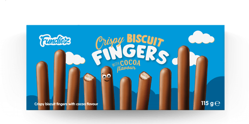 Fundiez Crispy Biscuit Fingers 115g