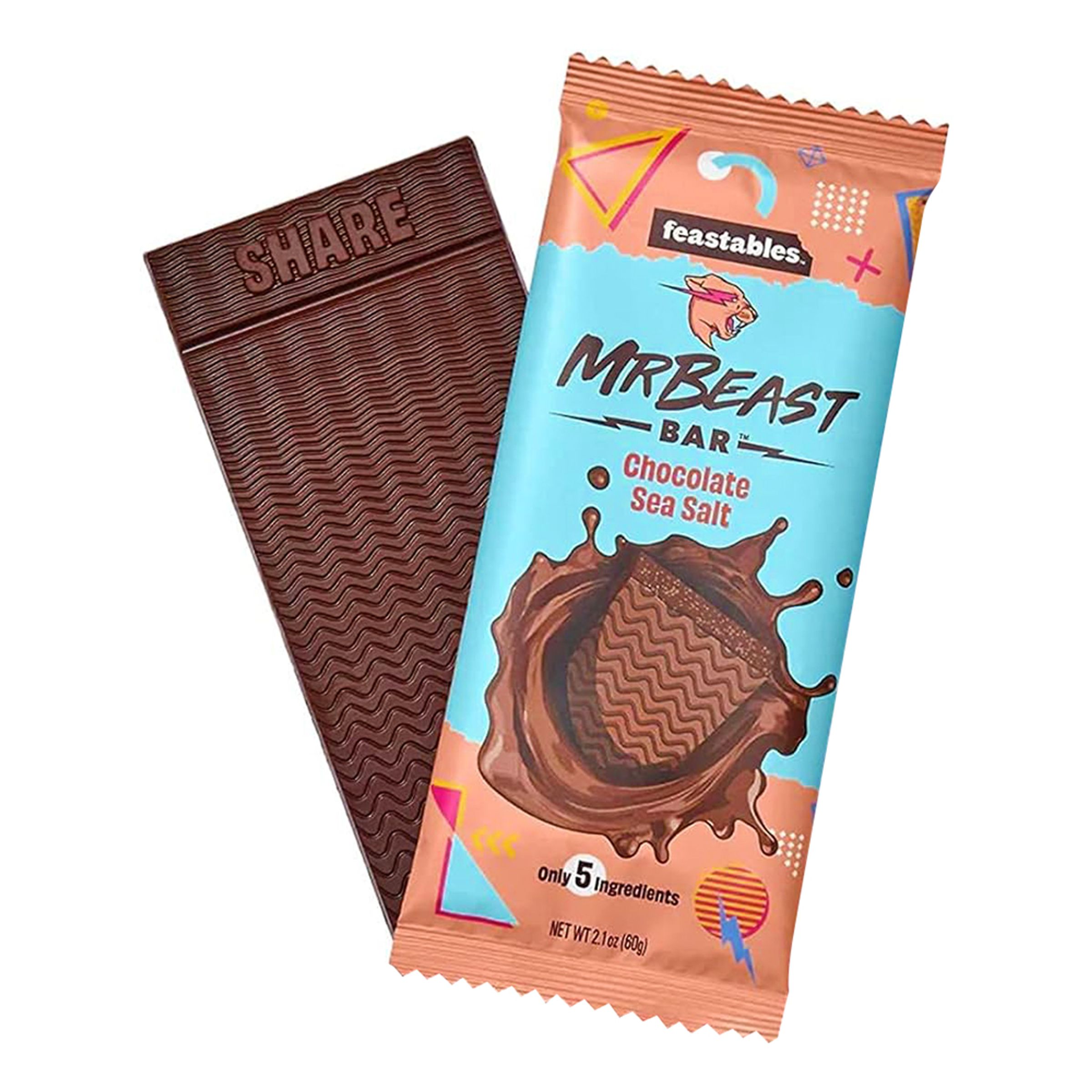 Mr Beast Sea Salt Chokladkaka - 60 gram