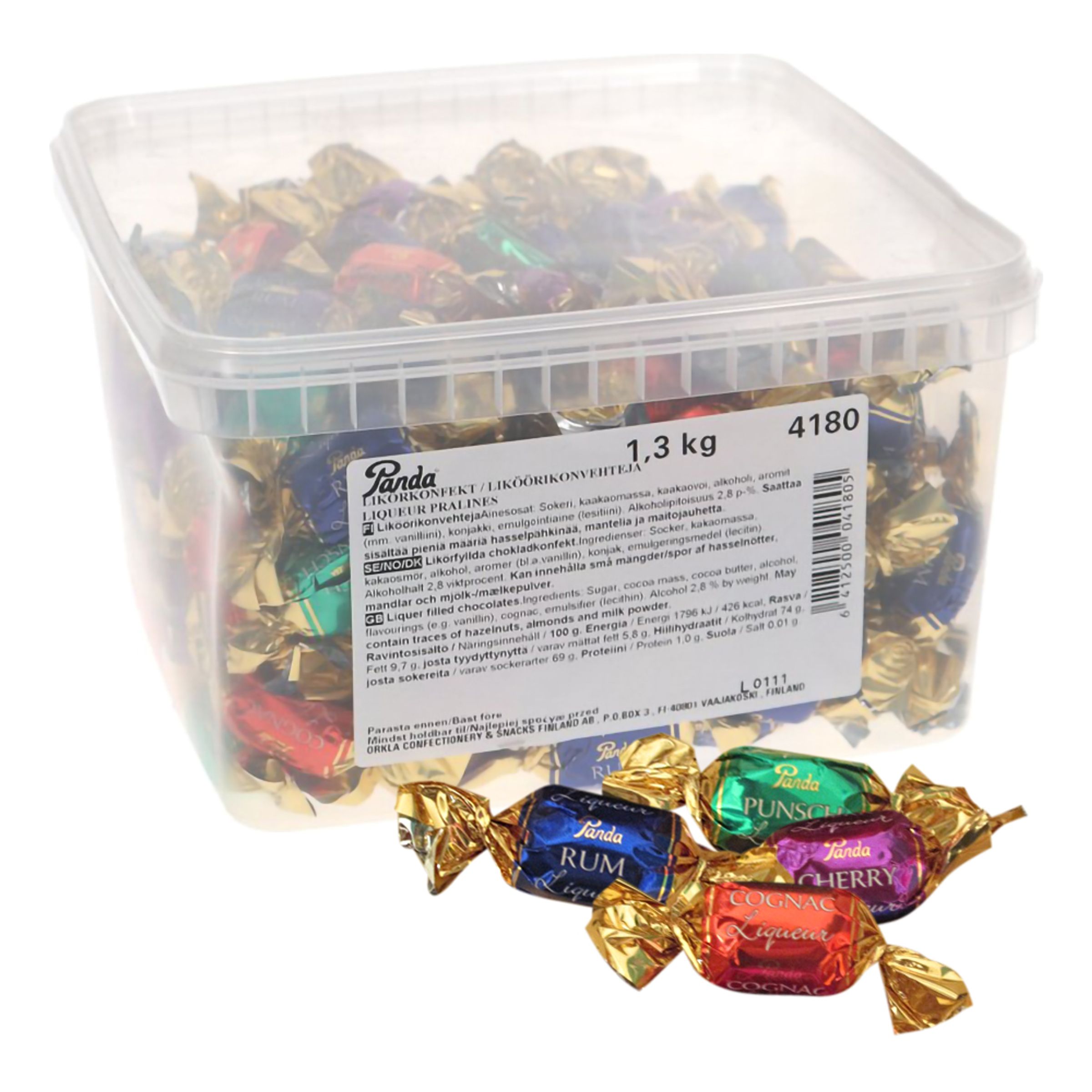 Panda Liquer Fill Chocolates Storpack - 1,3 kg
