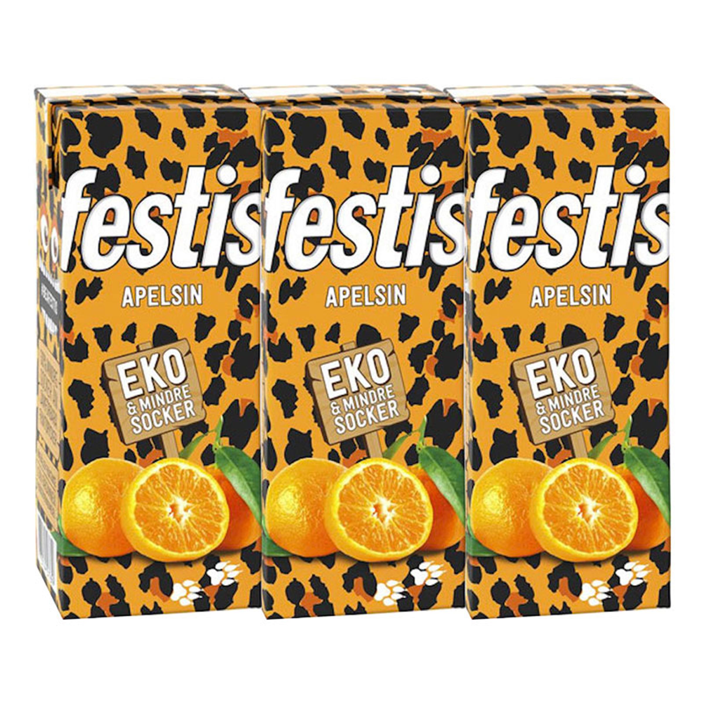 Tetrafestis Apelsin Ekologisk 3-pack - 3-pack