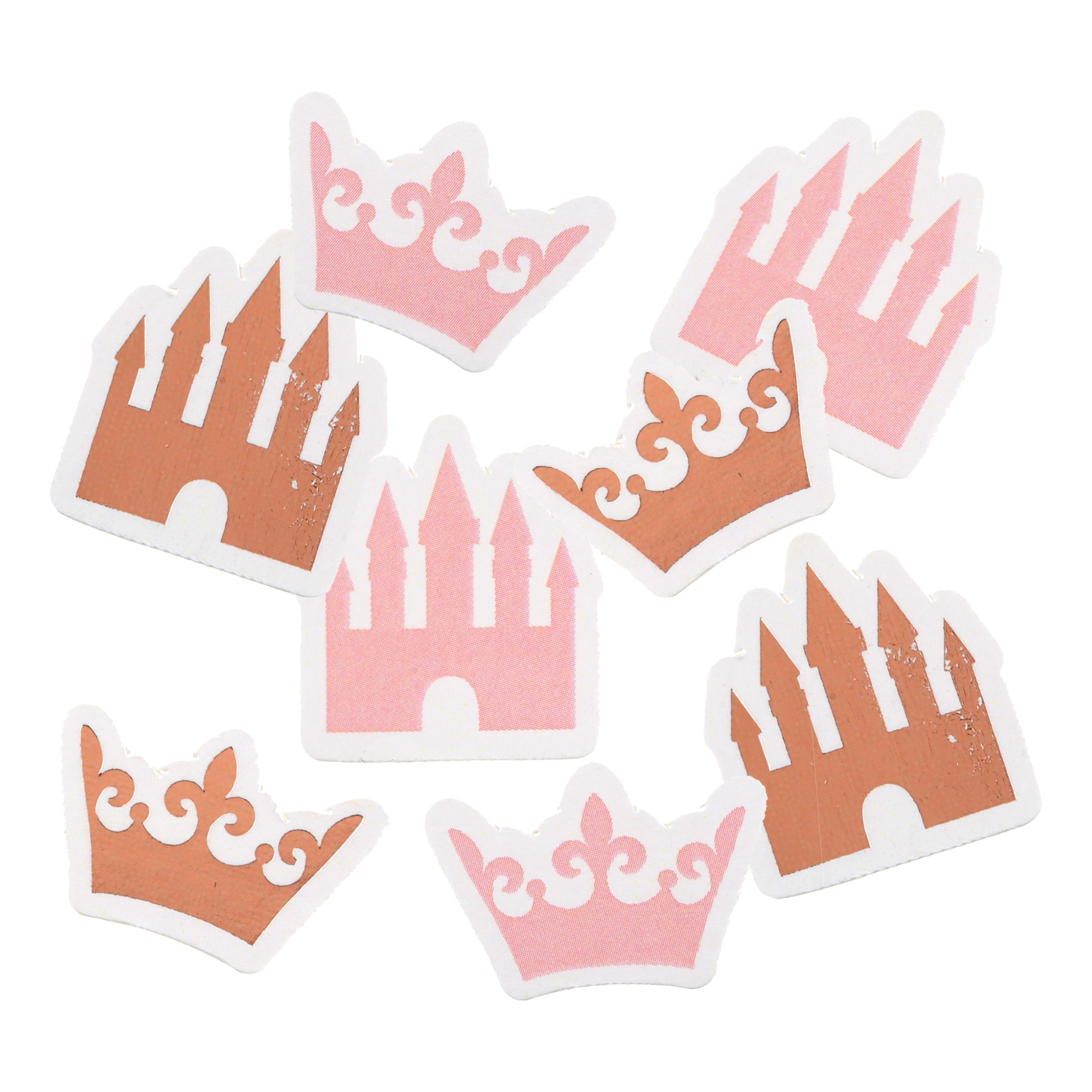 Bordskonfetti Princesse Roséguld - 24-pack