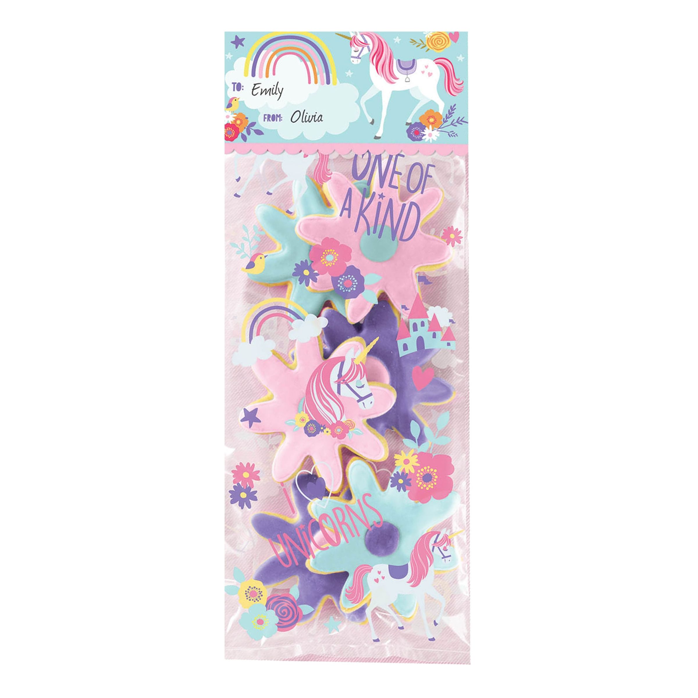 Cellofanpåsar Magical Unicorn - 20-pack