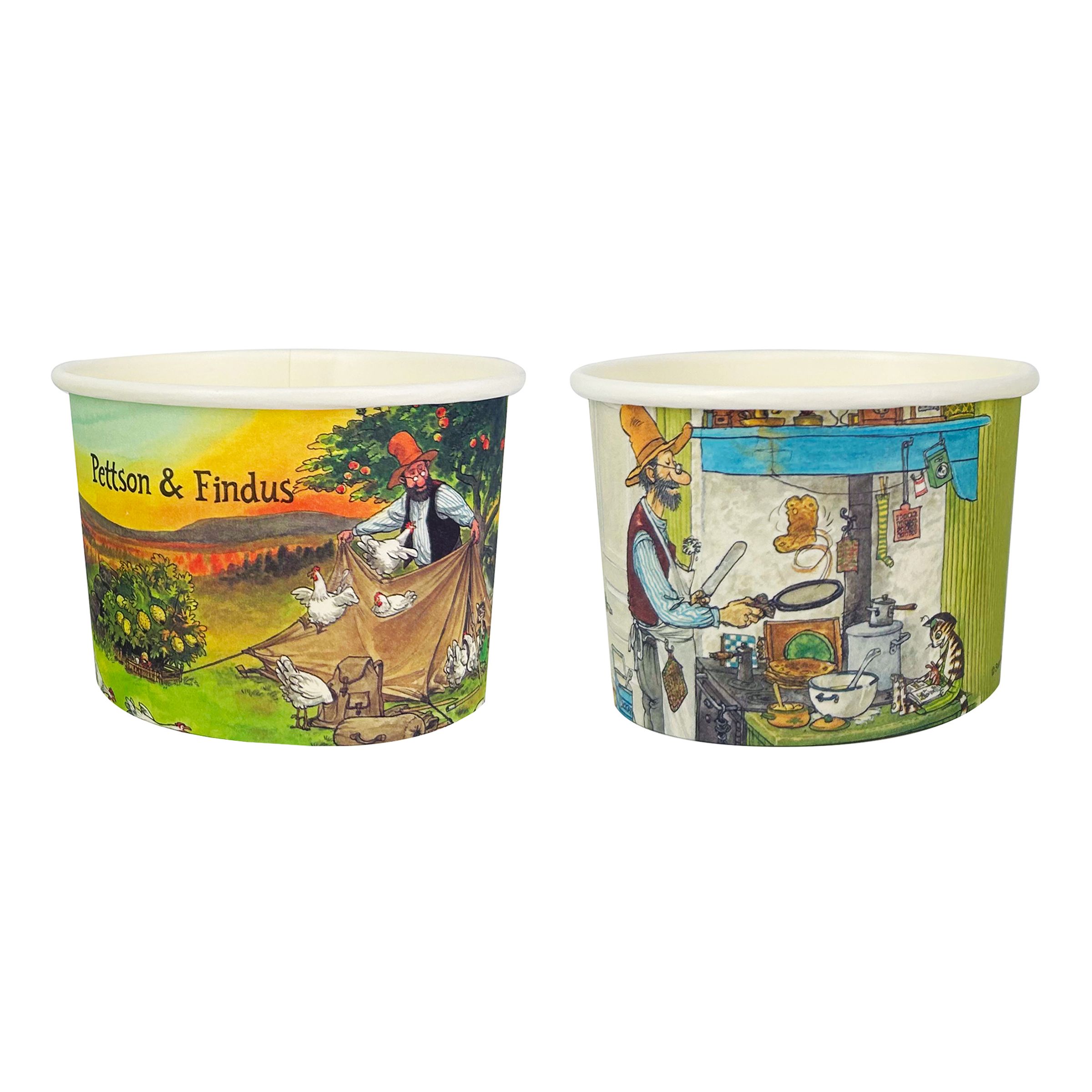 Glassbägare Pettson & Findus - 8-pack