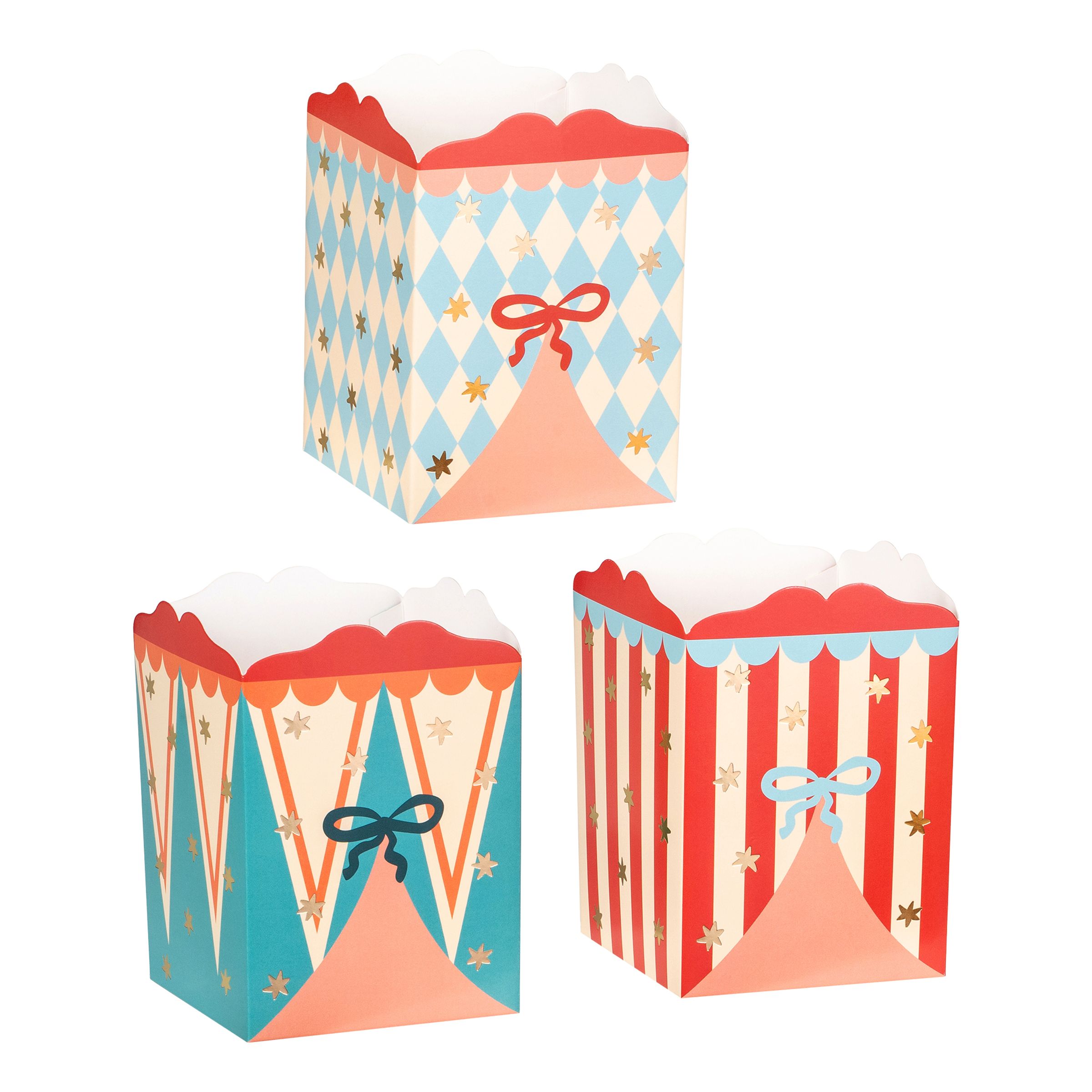 Popcornbägare Cirkus - 6-pack