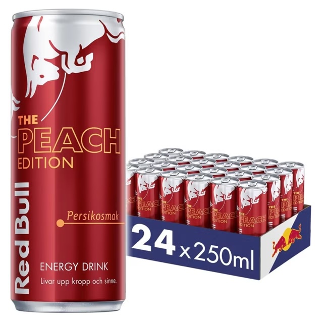 Red Bull Peach Edition 25cl x 24st