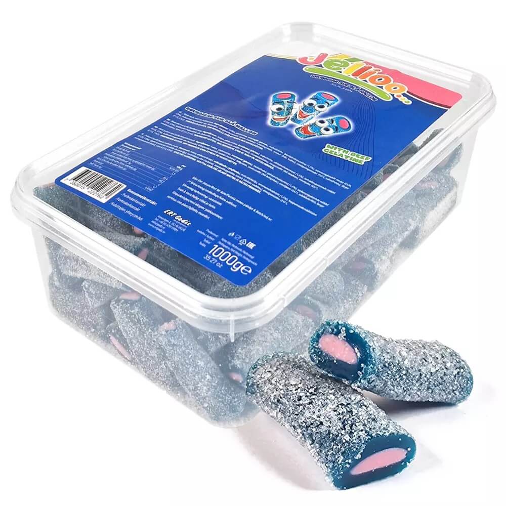 Jellioo Knubbisar Sur Blå Hallon 1kg