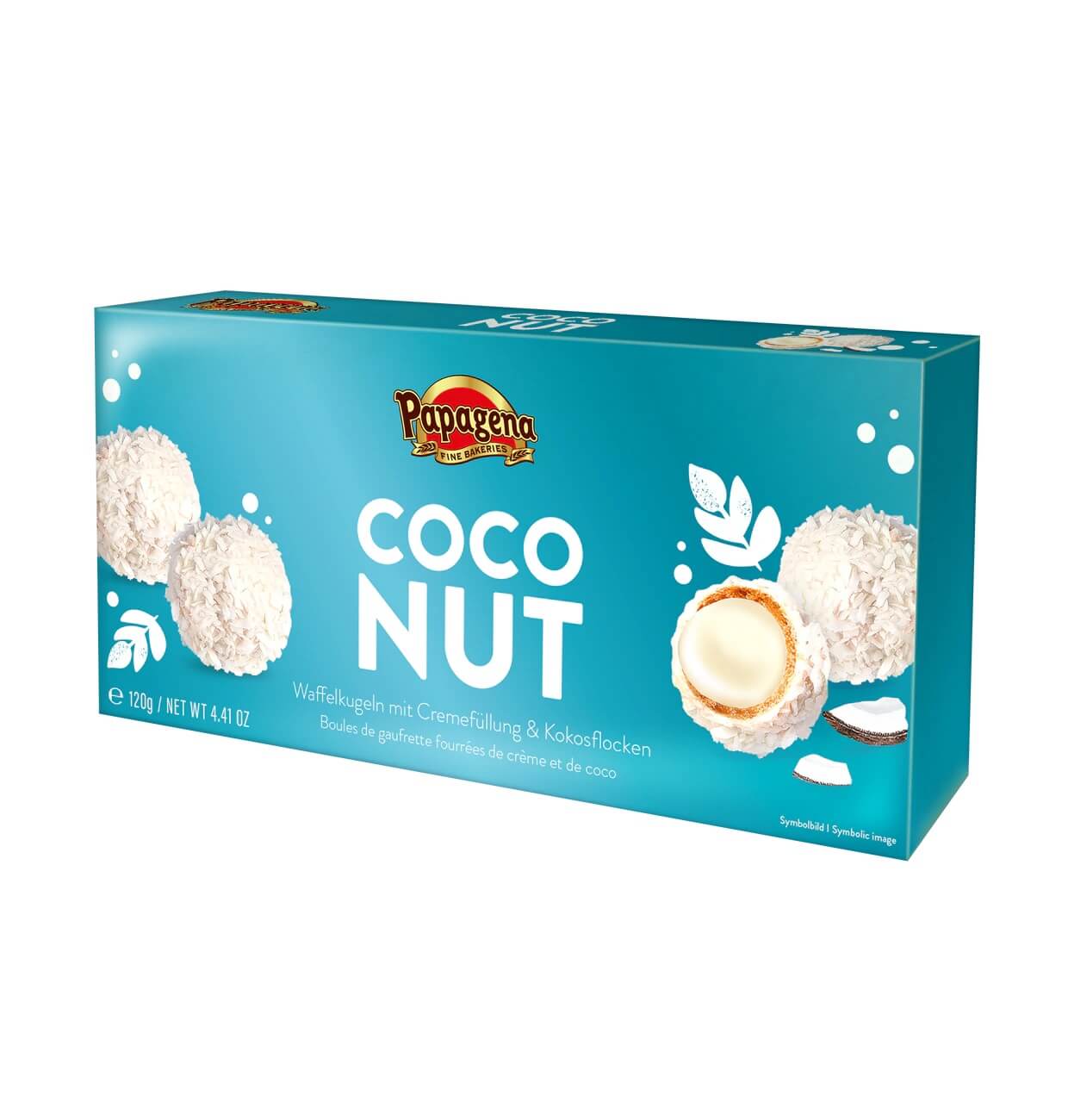 Papagena Rånbollar med Kokosfyllning 120g