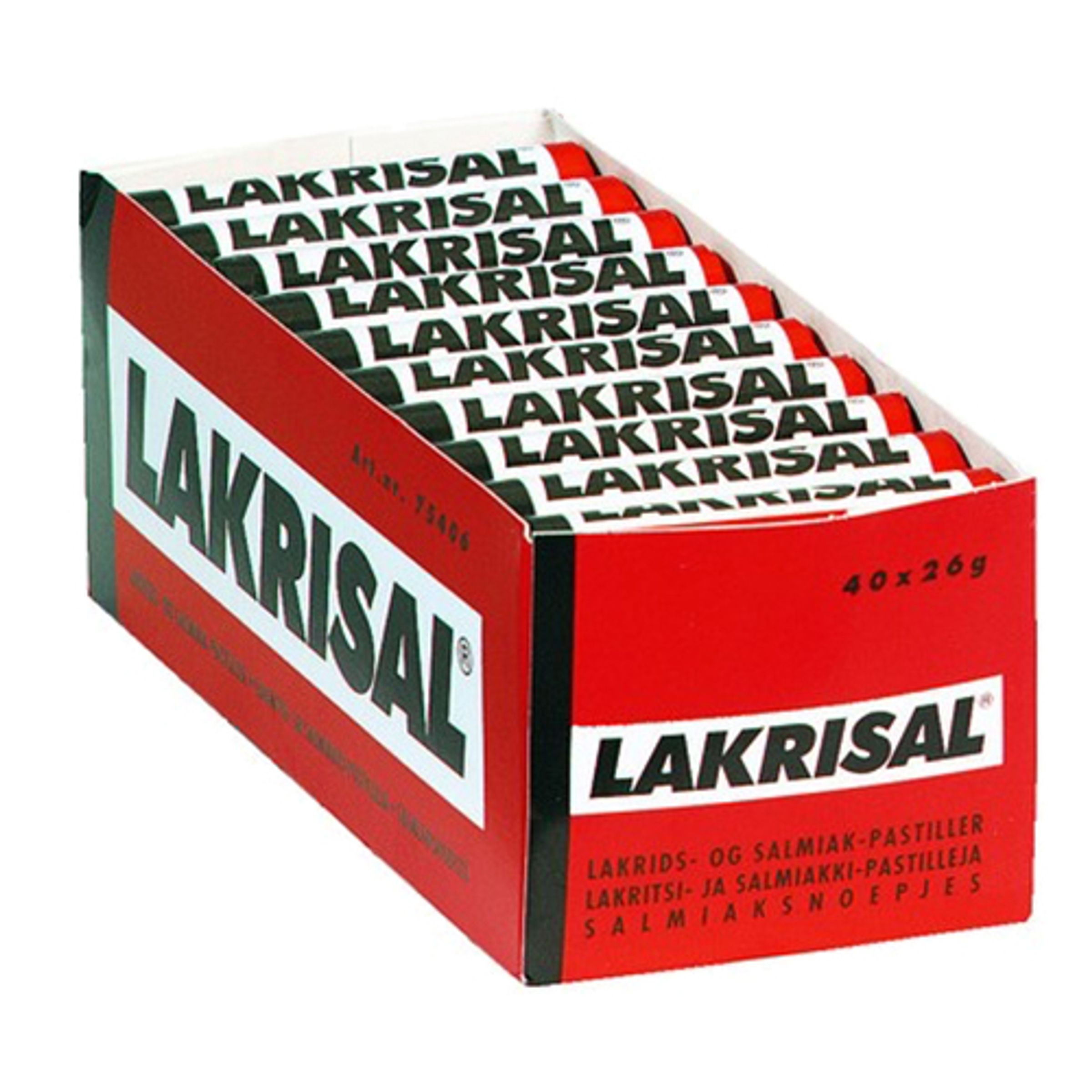 Lakrisal Saltlakrits Storpack - 40-pack