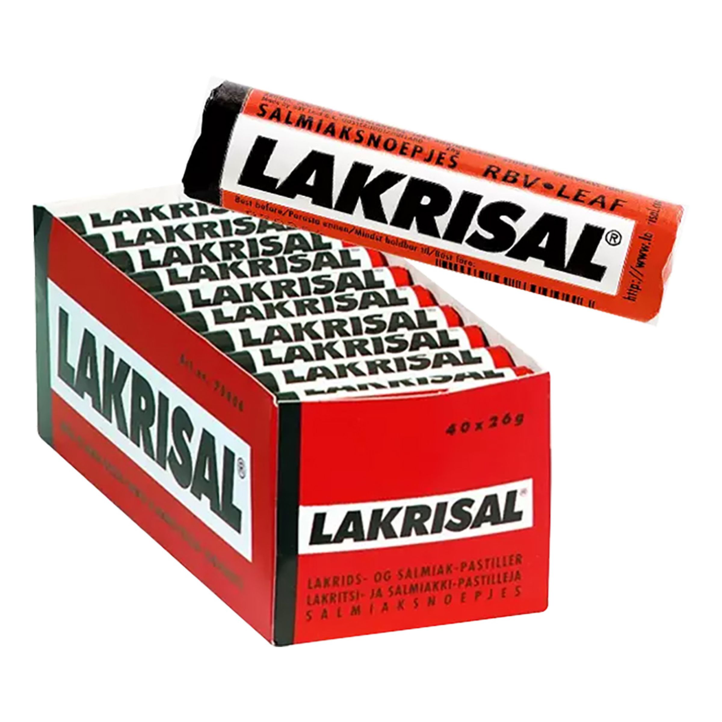 Lakrisal Saltlakrits Storpack - 40-pack
