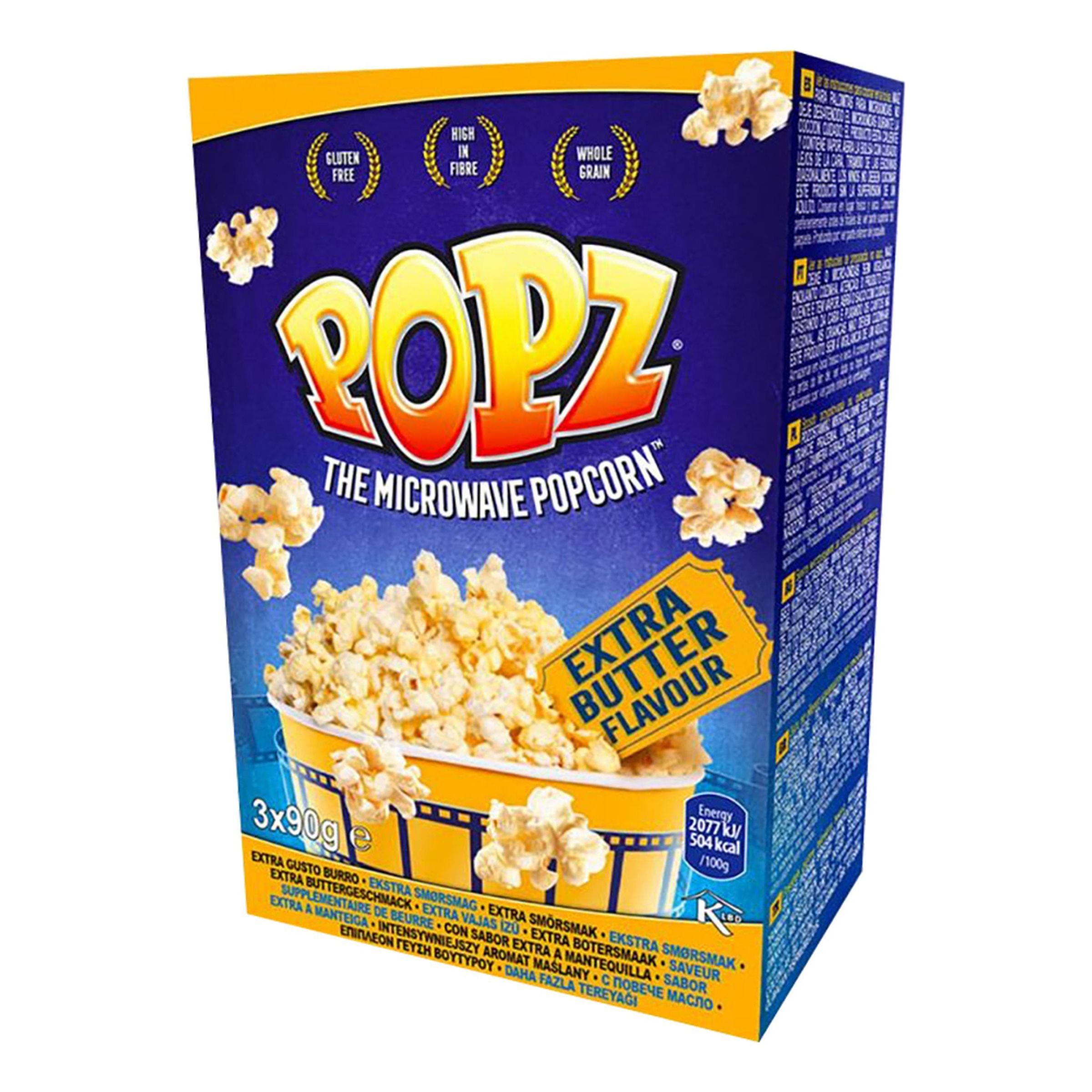 Popz Micropop Movie Butter - 3 x 85 g