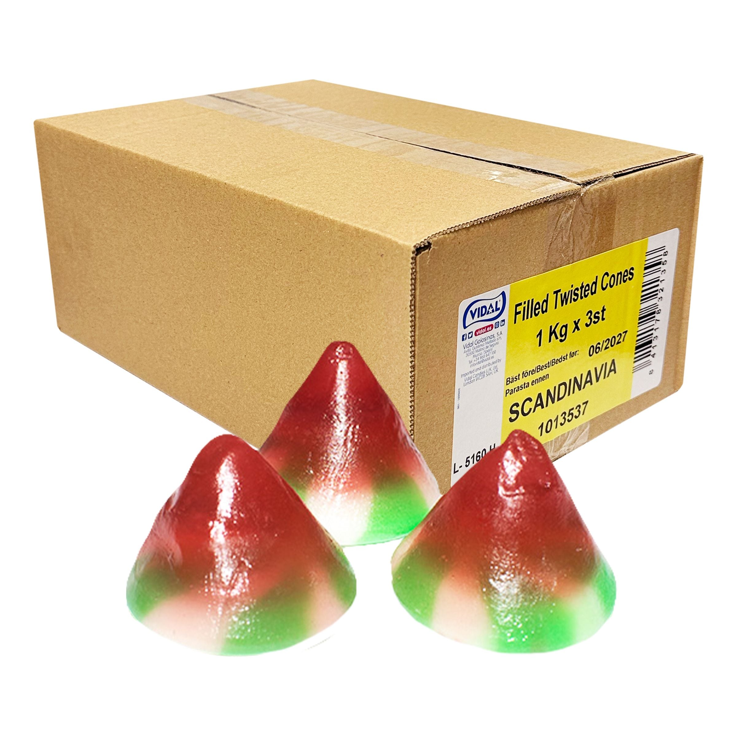 Filled Twisted Cones Storpack - 3 kg