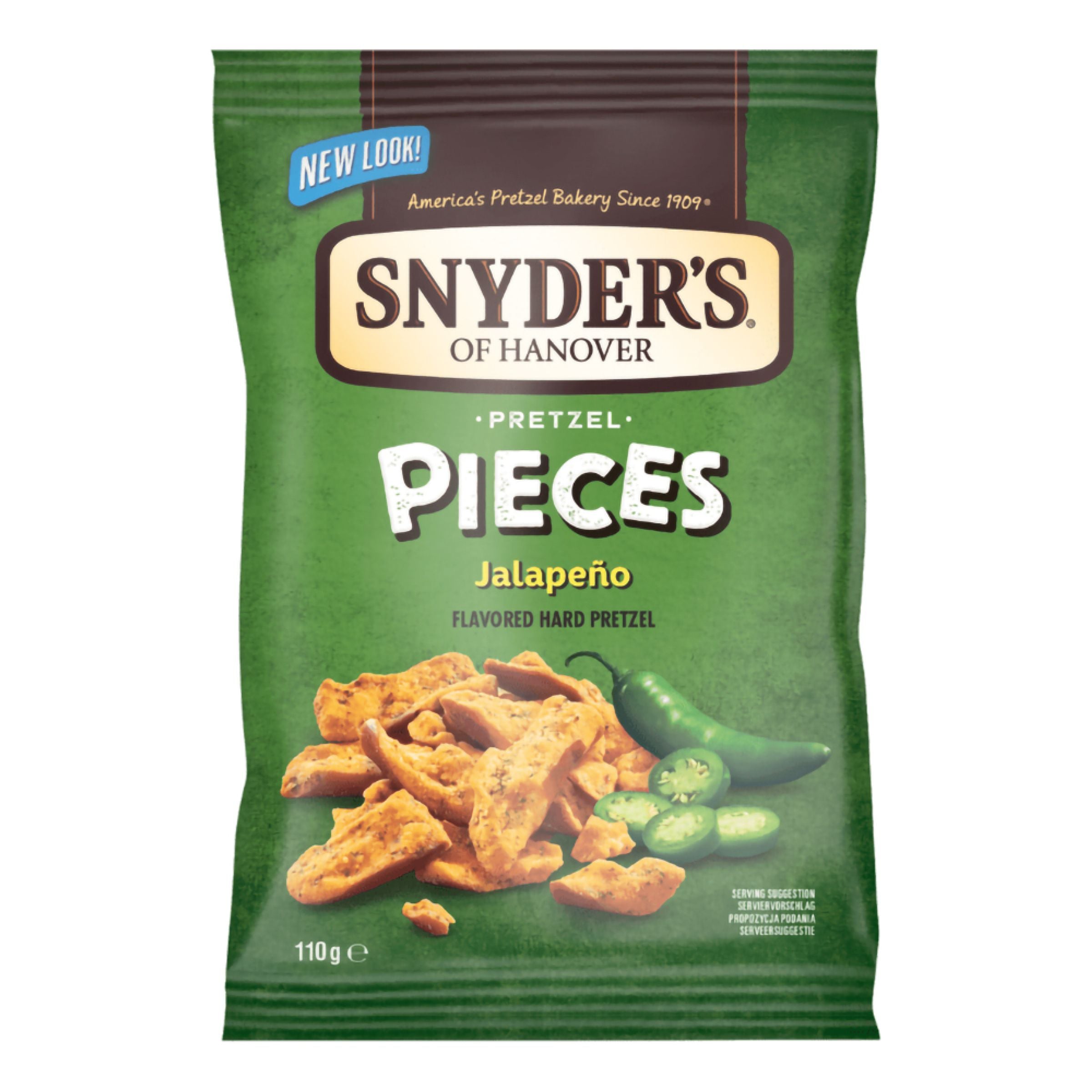 Snyders Pretzel Pieces Jalapeno - 110 g