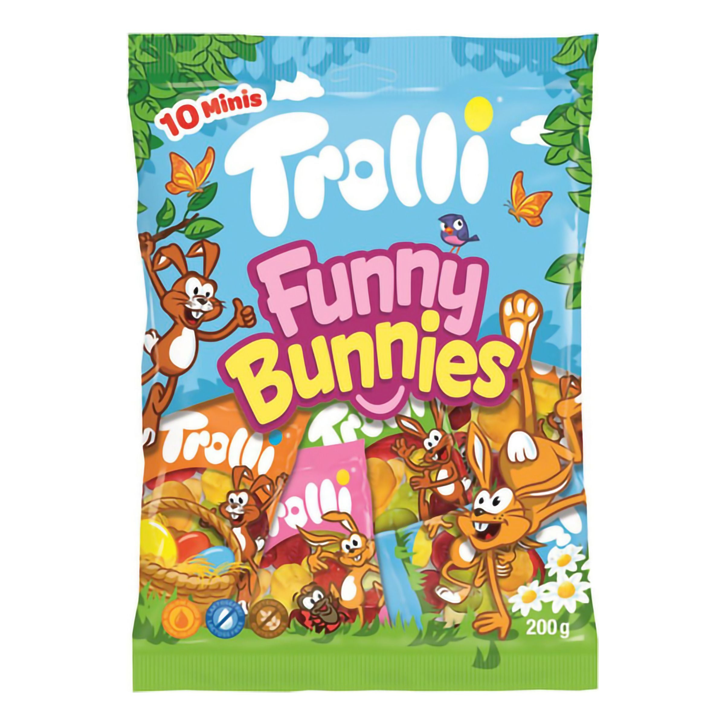 Trolli Funny Bunnies Godispåse - 200 g