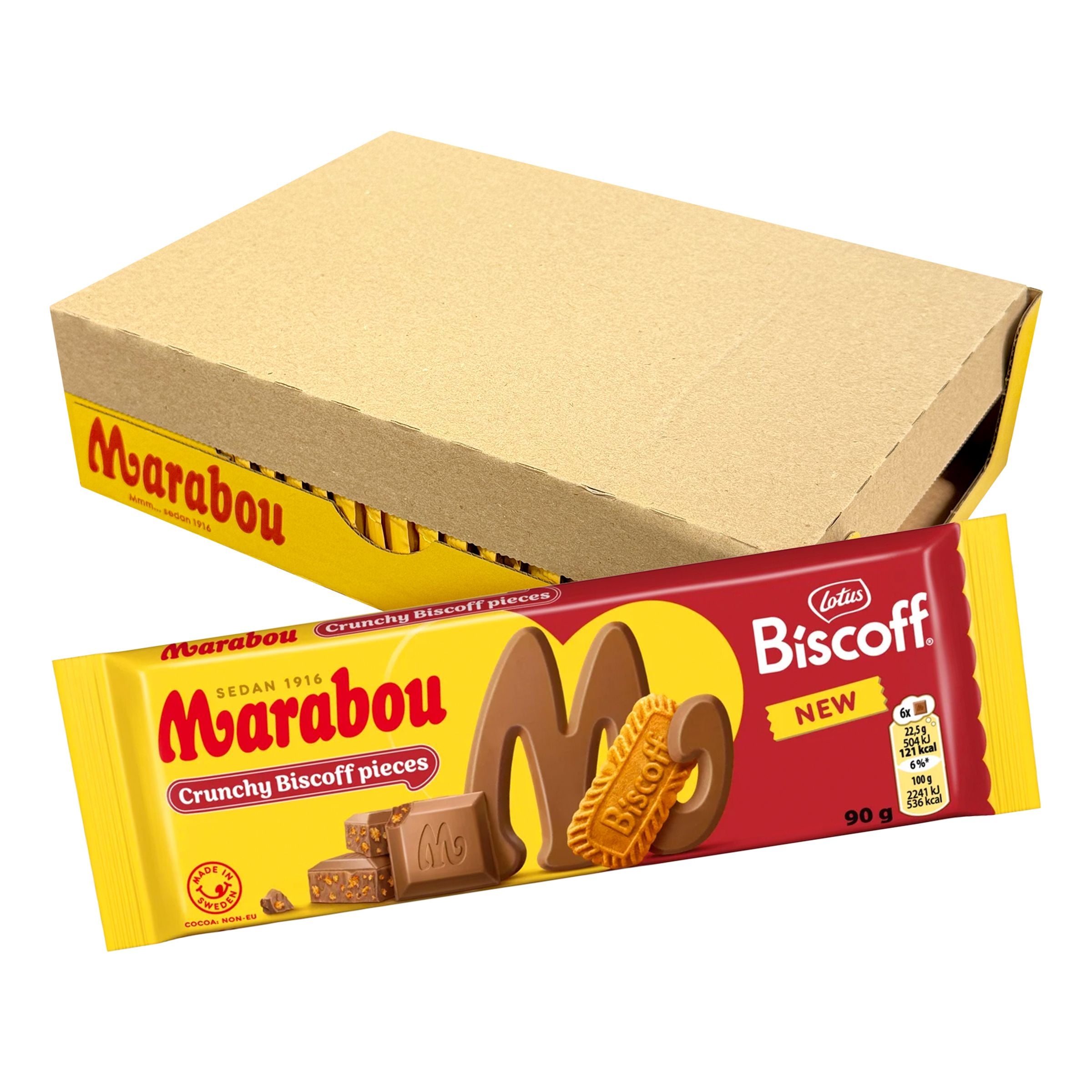 Marabou Lotus Biscoff Storpack - 24 x 90 g