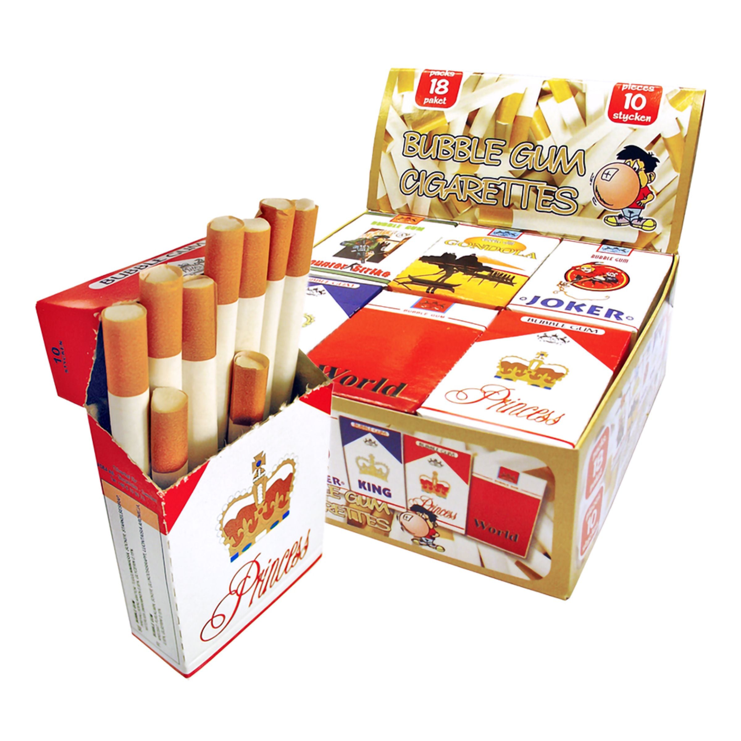 Tuggummi Cigaretter Storpack - 18 x 36 g