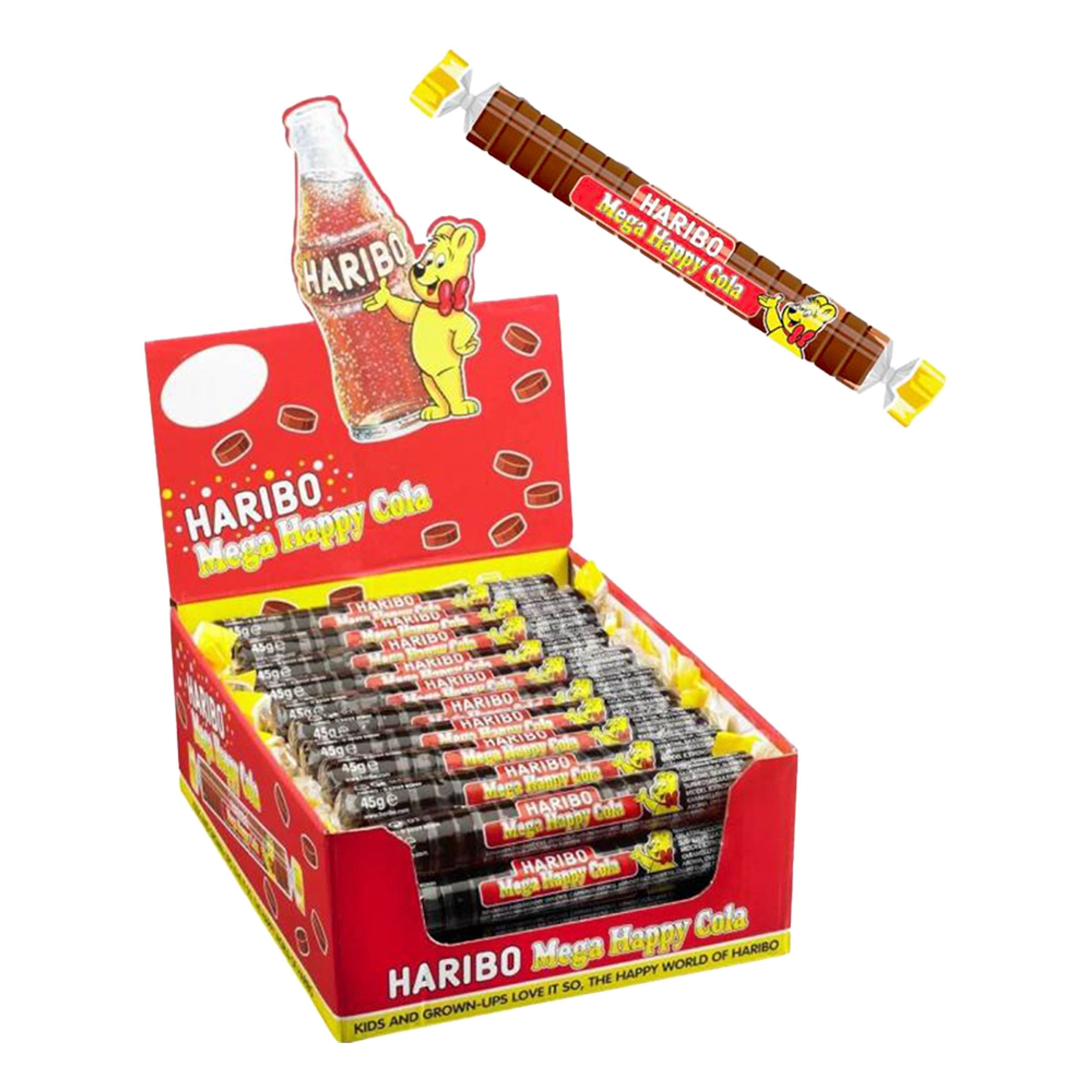 Haribo Mega Roulette Happy Cola Storpack - 40 x 45 g