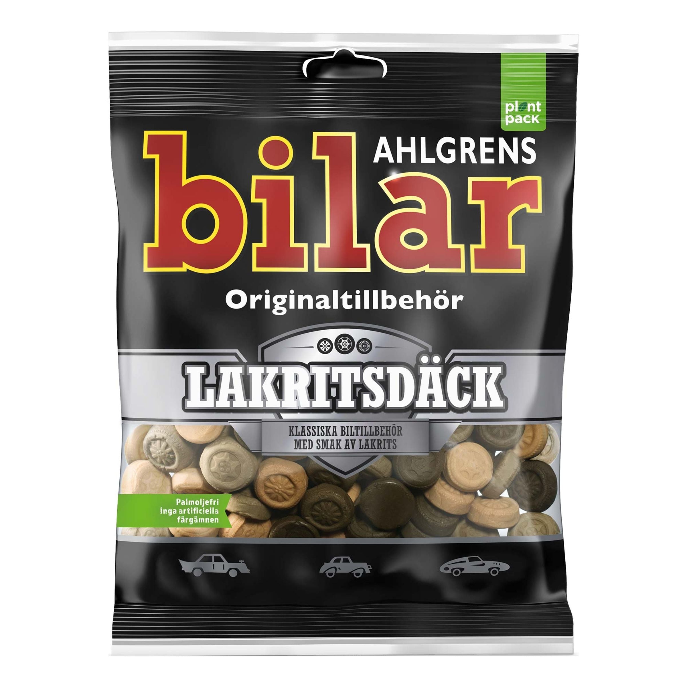 Ahlgrens Bilar Lakritsdäck - 110 g