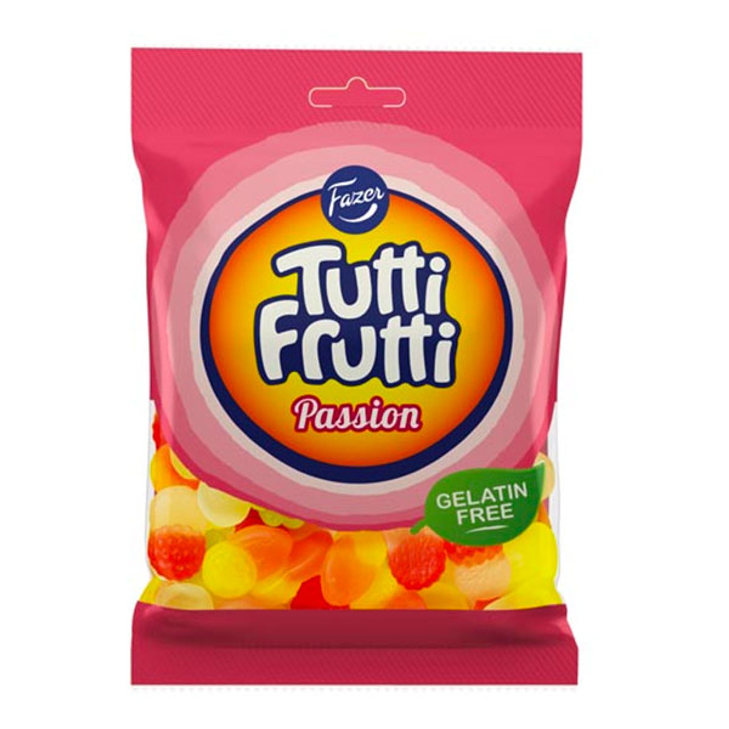 Fazer Tutti Frutti Passion Godispåse - 120 g