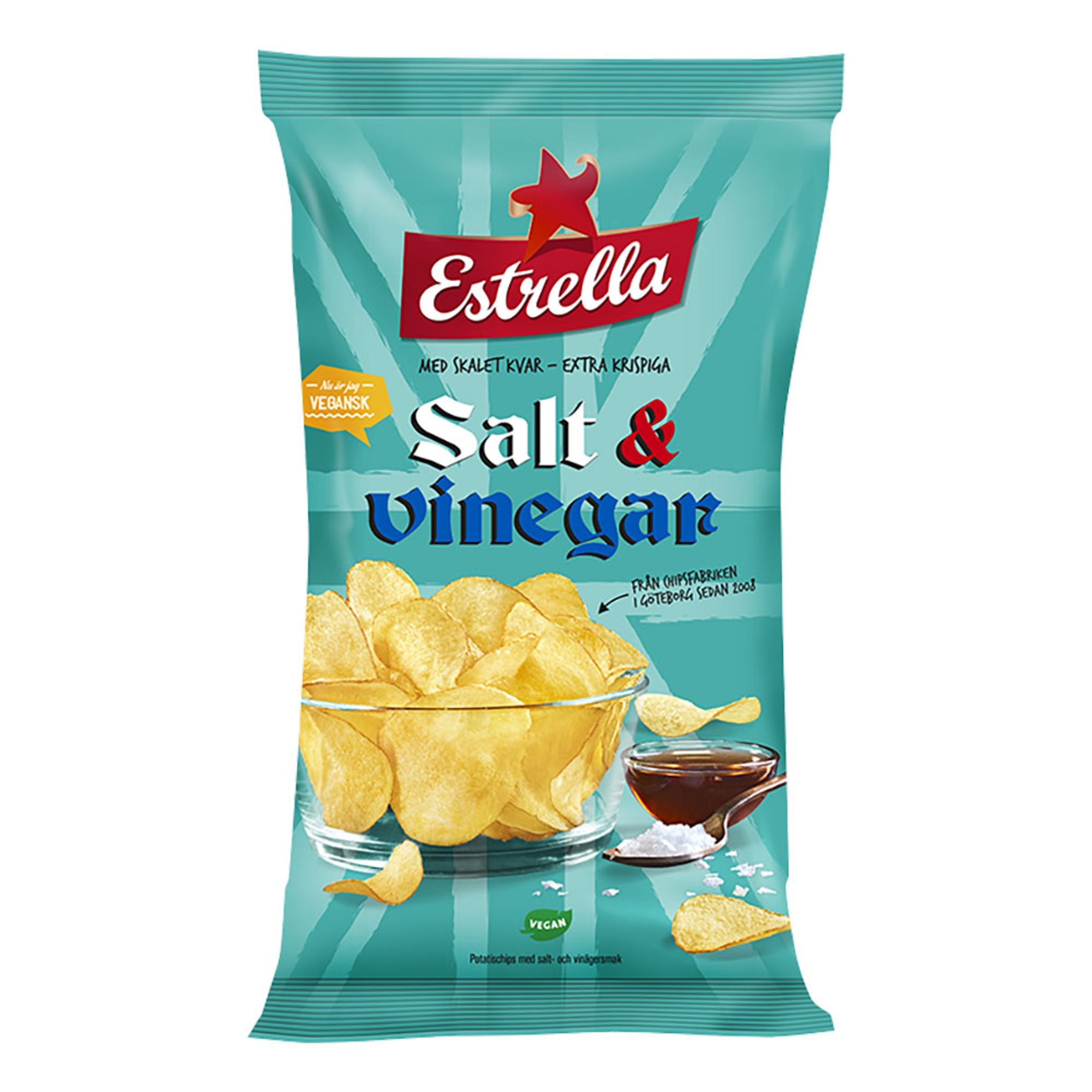 Estrella Salt & Vinäger Chips - 175 g
