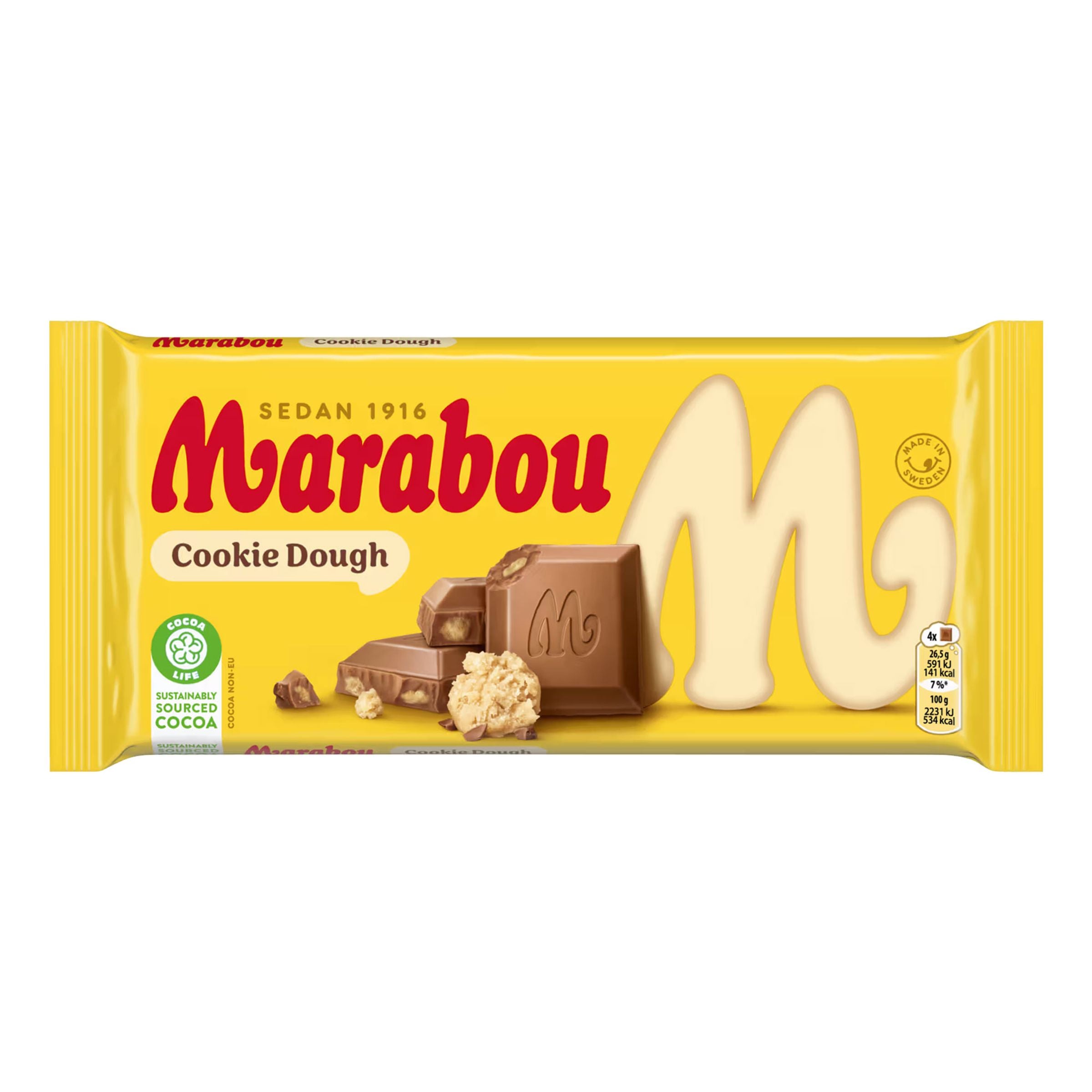 Marabou Cookie Dough Chokladkaka - 160 gram