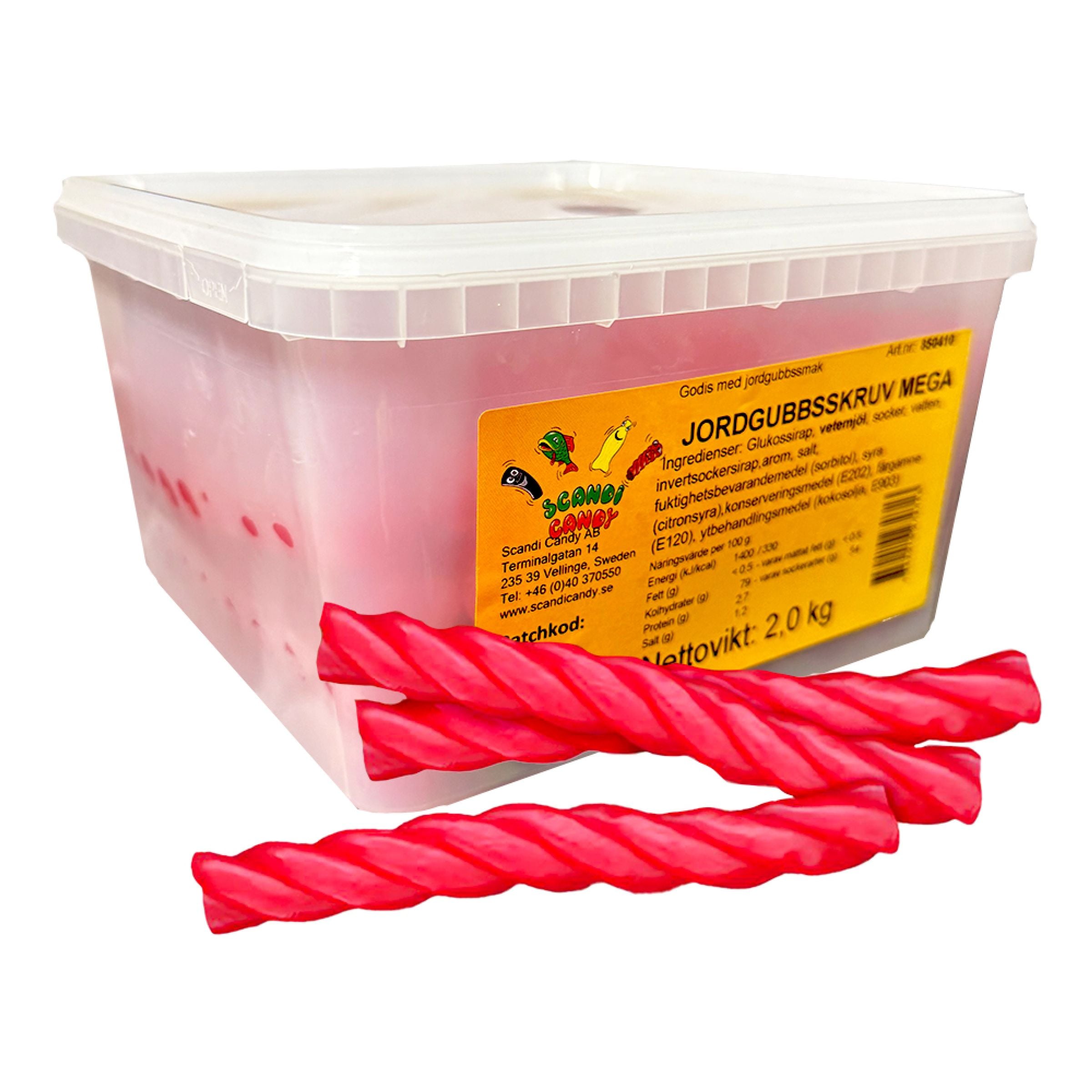 Jordgubbsskruv Mega Storpack - 2 kg