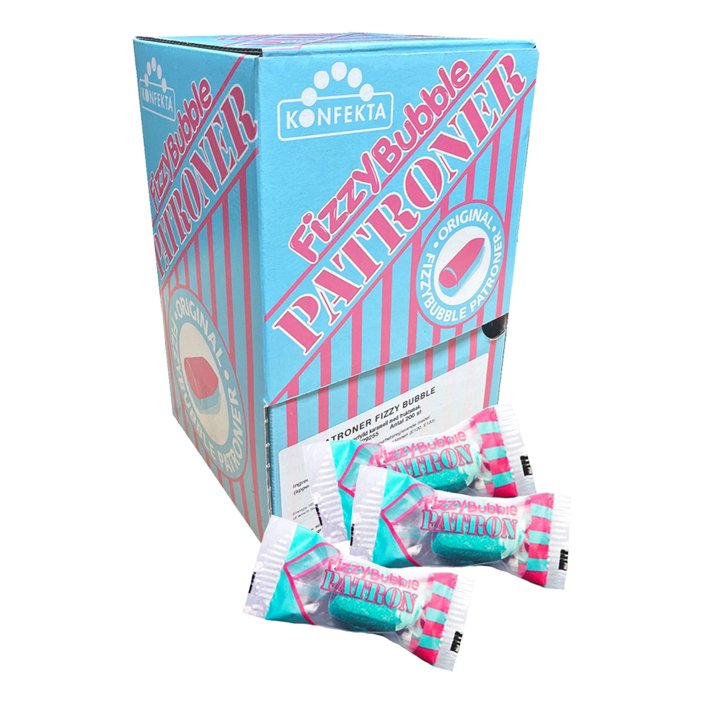 Patroner Fizzy Bubble Storpack - 200 x 10 g