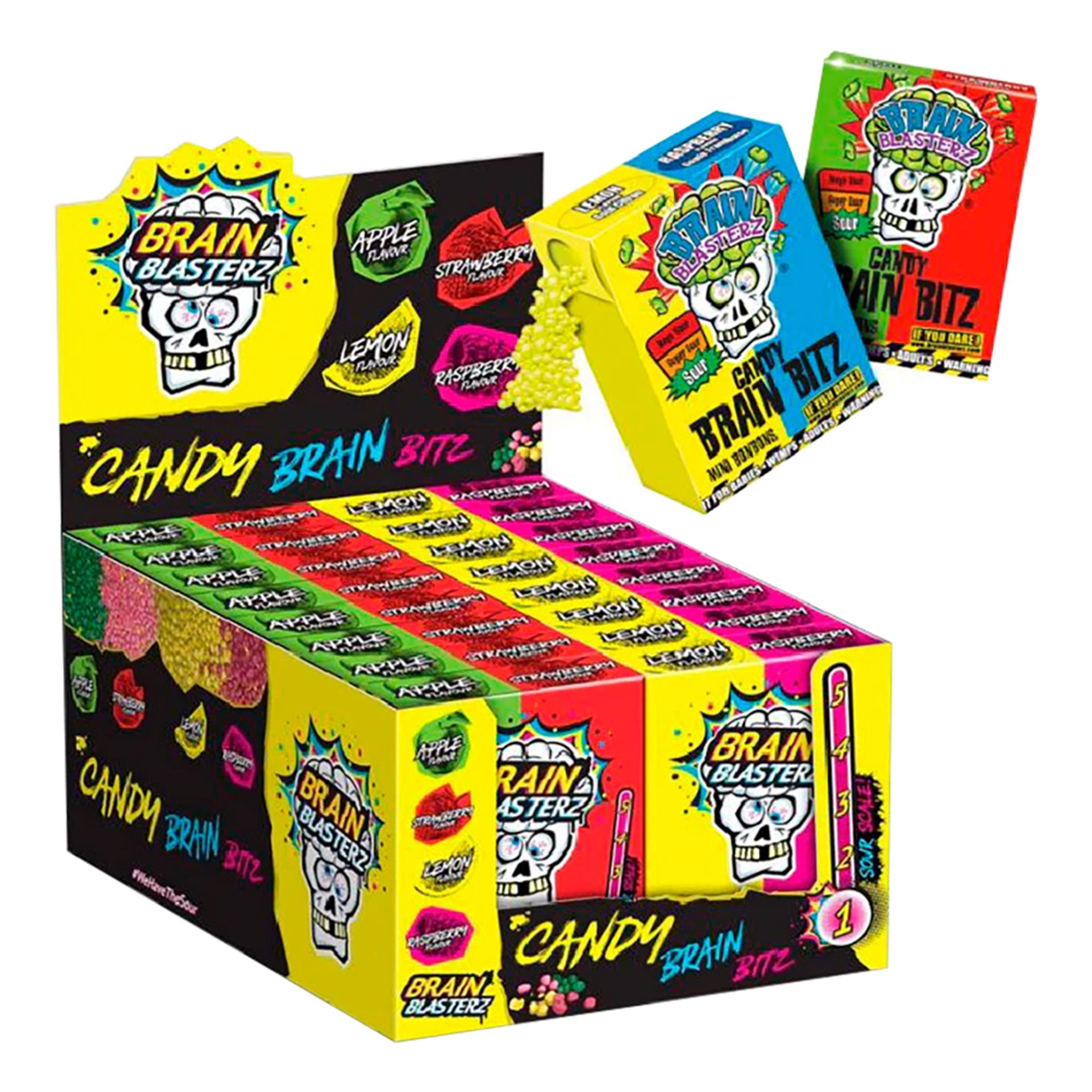 Brain Blasterz Brain Bitz Storpack - 16 x 45 g