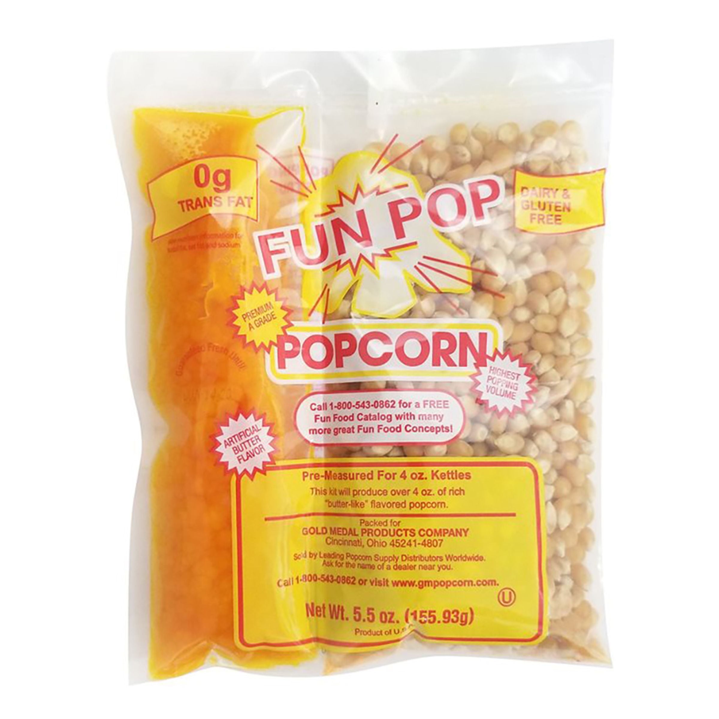 Mega-Pop Popcorn Kit - 156 g