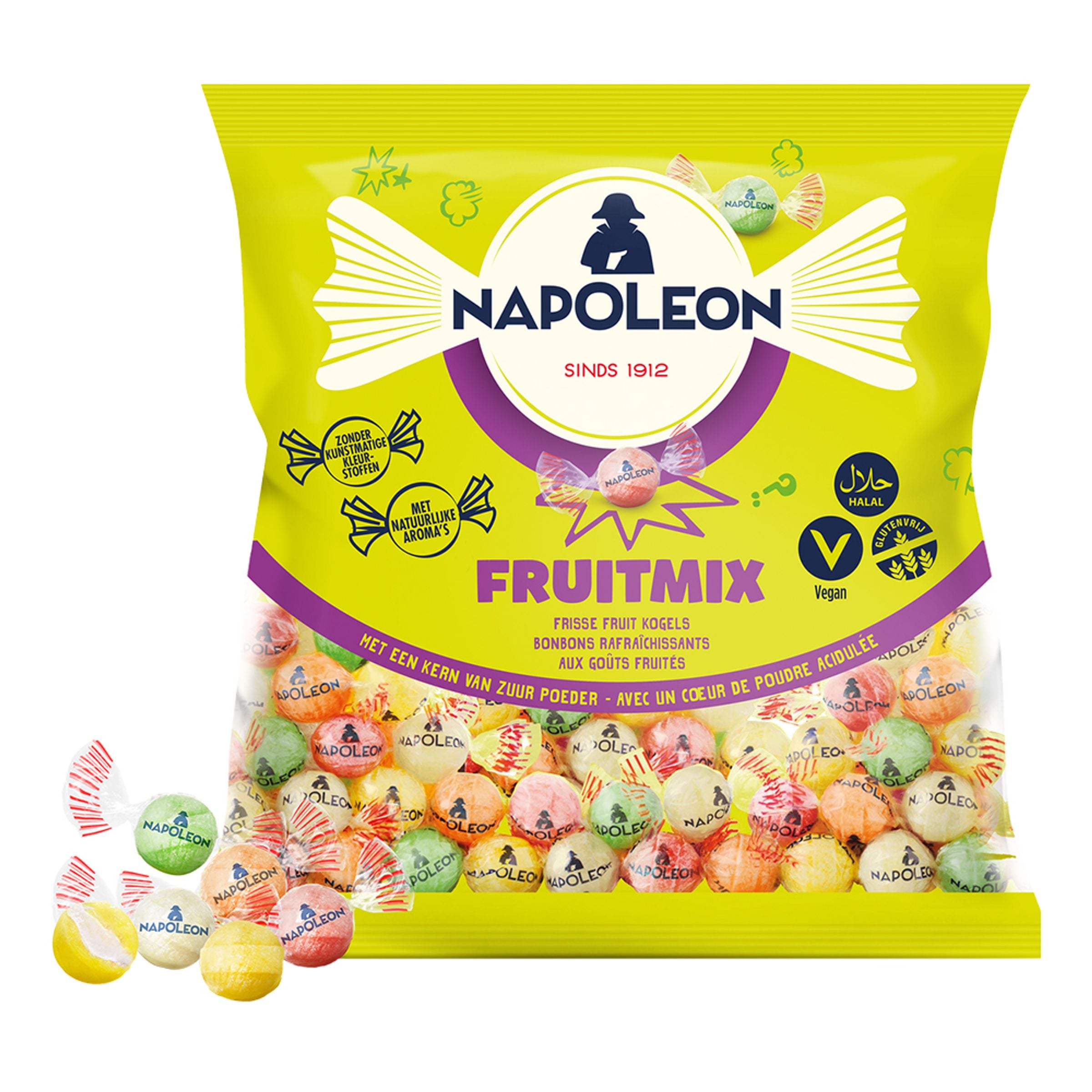 Napoleon Kanonkulor Sura Frukter Storpack - 1 kg