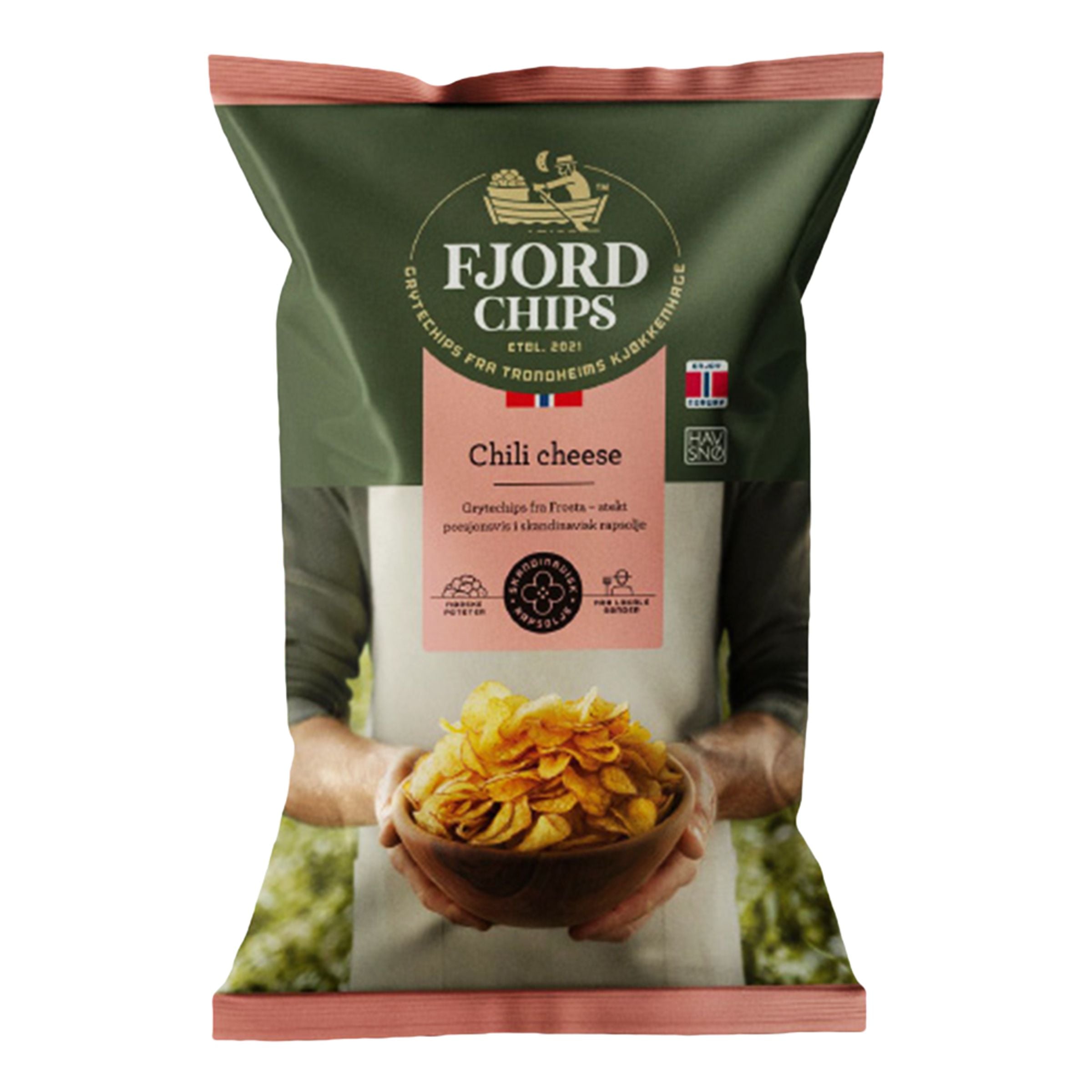 Fjordchips Chili Cheese - 150 g
