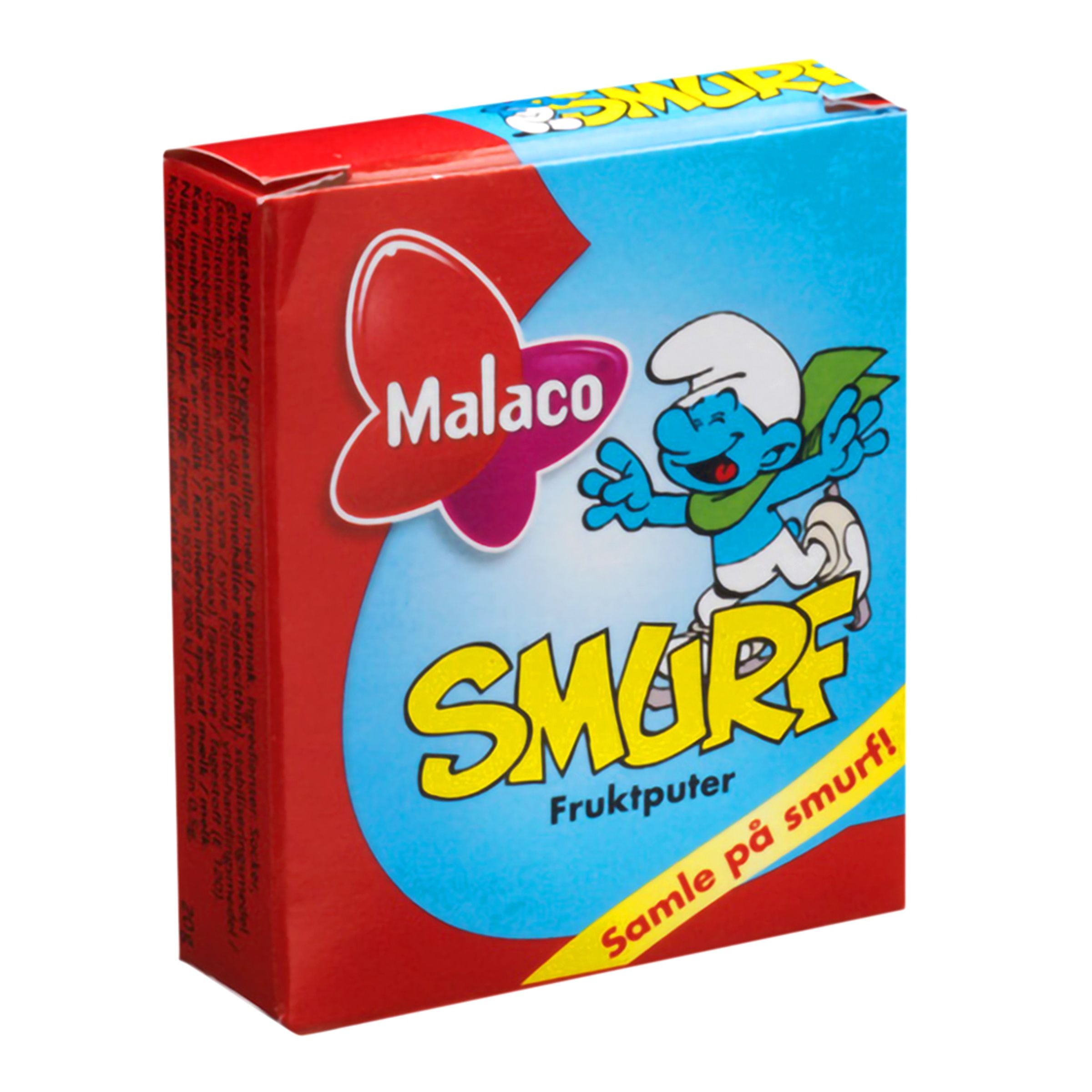 Malaco Smurf Fruktputer Tablettask - 20 g