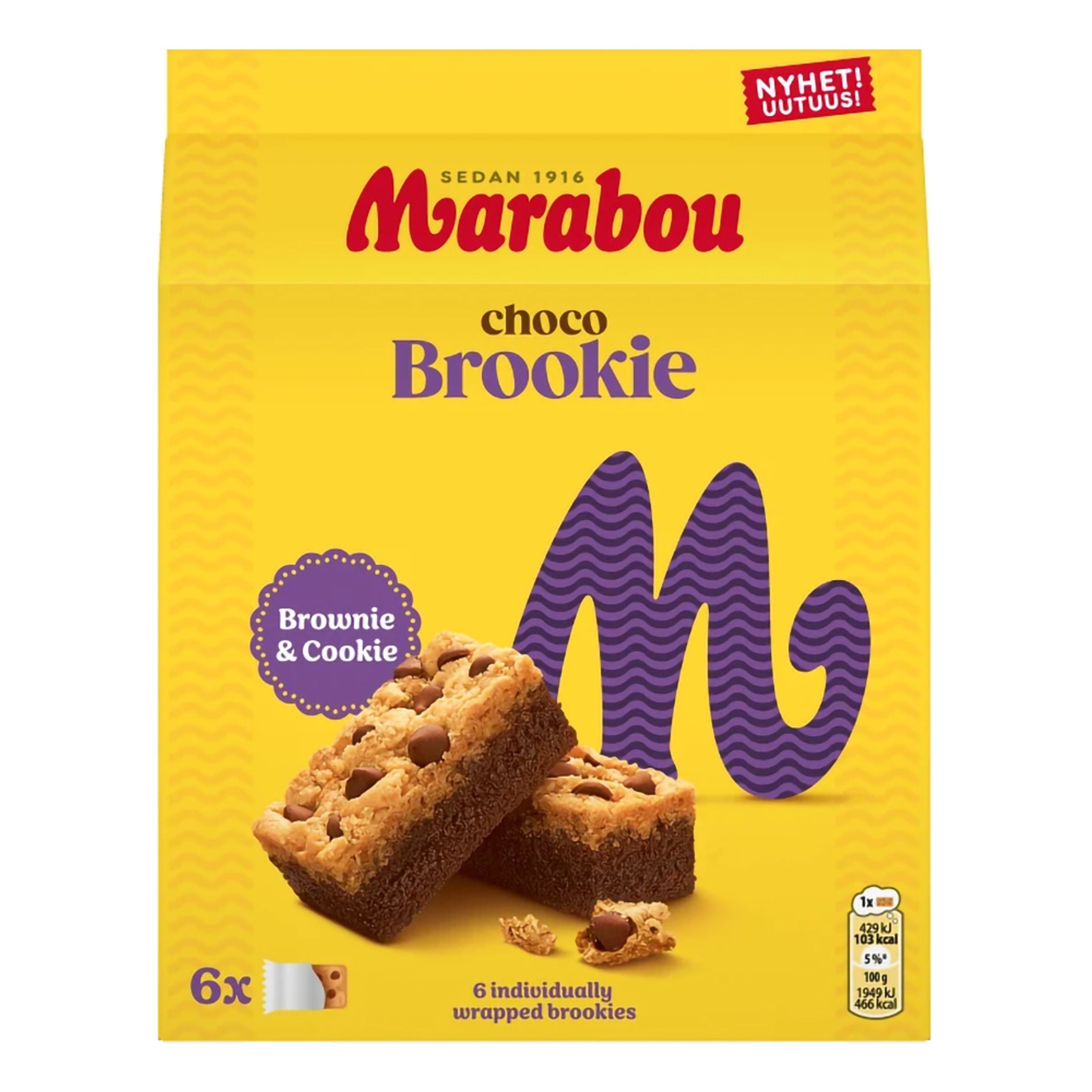 Marabou Choco Brookie - 132 g