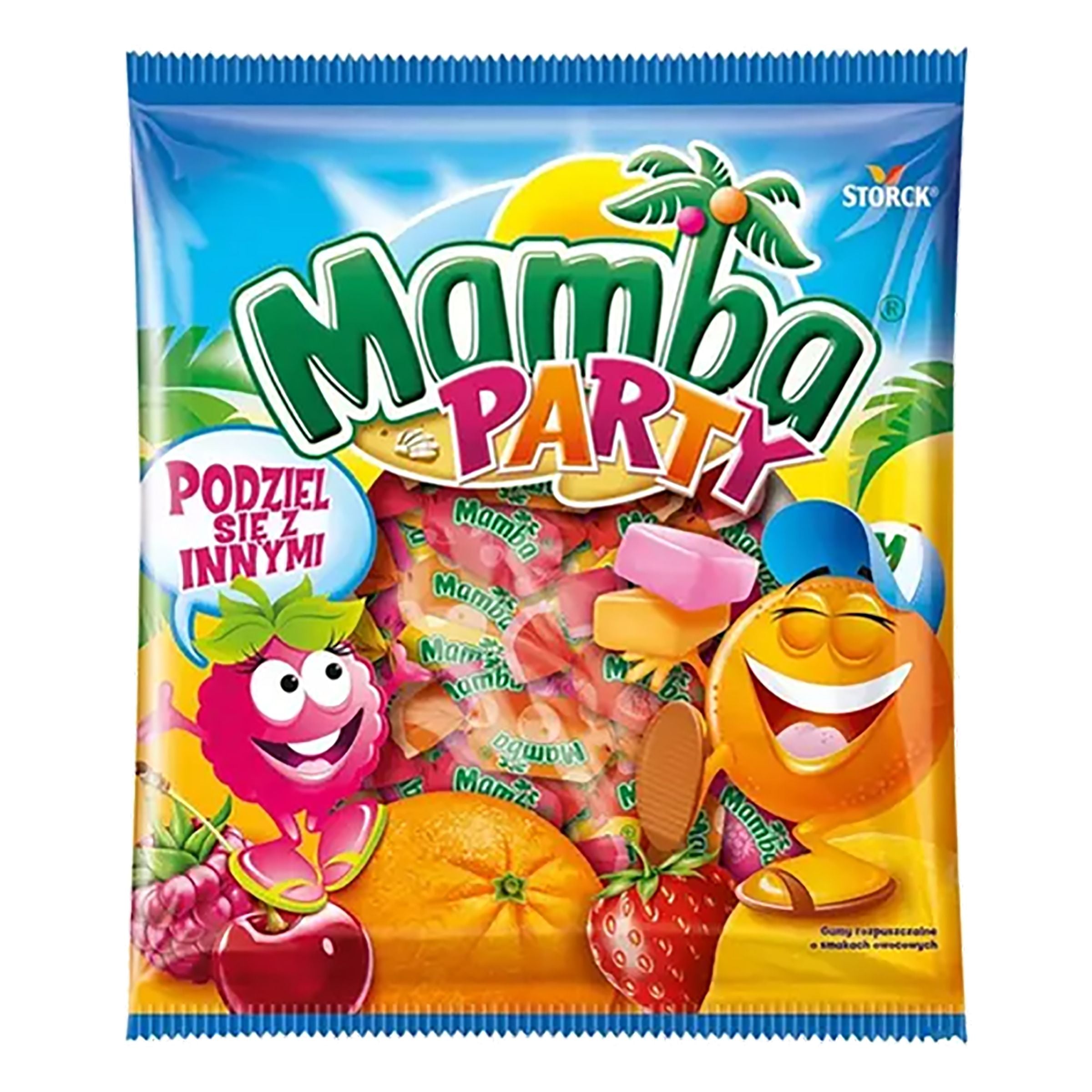 Mamba Party Fruktkolor - 140 g